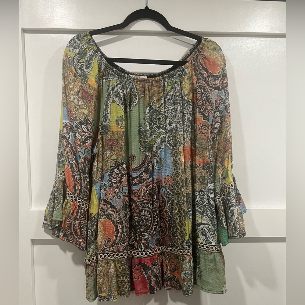 Spense woman multicolored top